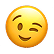 Winking emoji