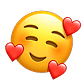 Smil ing face with hearts